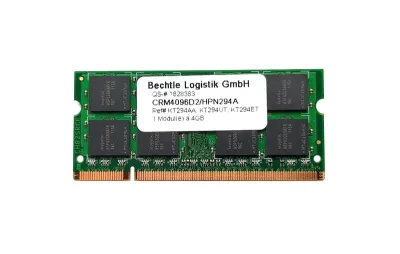 KT294ET - HP 4GB DDR2-800MHz PC2-6400 non-ECC Unbuffered CL6 200-Pin SoDimm 1.8V Memory Module