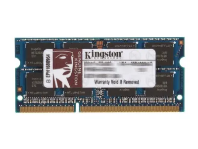 Kingston KTA-MB1066/4G 4GB DDR3-1066MHz PC3-8500 non-ECC Unbuffered CL7 204-Pin SoDimm Memory Module