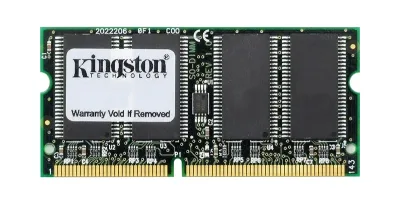 KTAIBOOK64 - Kingston 64MB SDRAM 66MHz PC66 non-ECC Unbuffered 33V 144-Pin SoDimm Memory Module