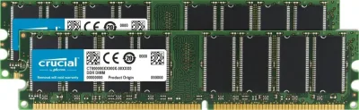 Kingston KTC7905/128 128MB DDR-266MHz PC2100 ECC Unbuffered CL2.5 184-Pin DIMM Memory Module
