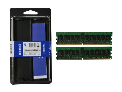 Kingston KTD-DM8400/2G 2GB DDR2-400MHz PC2-3200 non-ECC Unbuffered CL3 240-Pin DIMM Dual Rank Memory Module