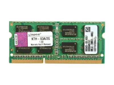 Kingston KTH-X3B/2G 2GB DDR3-1333MHz PC3-10600 non-ECC Unbuffered CL9 204-Pin SoDimm Memory Module