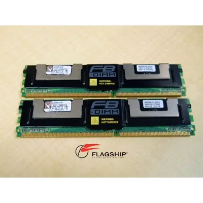 Kingston Technology KTH-XW667LP/2G 2GB Kit (2 X 1GB) DDR2-667MHz PC2-5300 Fully Buffered CL5 240-Pin DIMM 1.8V Memory