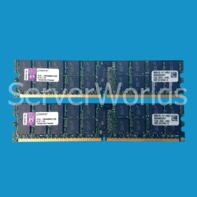 Kingston Technology KTH-XW9400K2/8G 8GB Kit (2 X 4GB) DDR2-667MHz PC2-5300 ECC Registered CL5 240-Pin DIMM 1.8V Memory