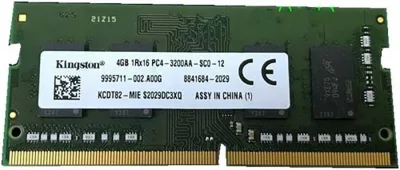 Kingston KTH-ZD8000/512 512MB DDR2-400MHz PC2-3200 non-ECC Unbuffered CL3 200-Pin SoDimm Memory Module