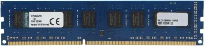 Kingston Technology KTH9600C/8G 8GB DDR3-1600MHz PC3-12800 non-ECC Unbuffered CL11 240-Pin DIMM 1.5V Memory Module