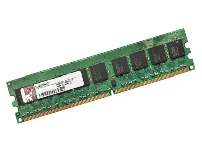 Kingston KTL-TS310Q8/8G 8GB DDR3-1066MHz PC3-8500 ECC Registered CL7 240-Pin DIMM Quad Rank x8 Memory Module