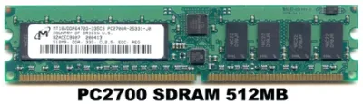 Kingston KTM-JS20/512 512MB DDR-333MHz PC2700 ECC Registered CL2.5 184-Pin DIMM Memory Module