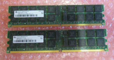 Kingston Technology KTM2865/8G 8GB Kit (2 X 4GB) DDR2-400MHz PC2-3200 ECC Registered CL3 240-Pin DIMM 1.8V Dual Rank Memory