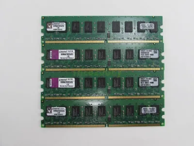Kingston KTM3211/2GVLP 2GB DDR2-533MHz PC2-4200 non-ECC Unbuffered CL4 240-Pin DIMM Memory Module