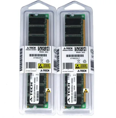 Kingston KTM3524/512 512MB Kit (2 X 256MB) DDR2-400MHz PC2-3200 ECC Unbuffered CL3 240-Pin DIMM Memory
