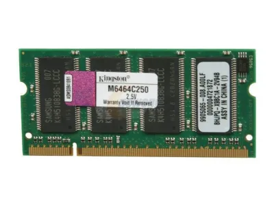 Kingston KTM5041/512 512MB DDR2-667MHz PC2-5300 non-ECC Unbuffered CL5 200-Pin SoDimm Memory Module