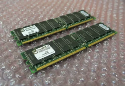Kingston KTS5122/2G 2GB Kit (2 X 1GB) DDR-266MHz PC2100 ECC Registered CL2.5 184-Pin DIMM Memory