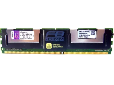 Kingston Technology KTS5287K2/8G 8GB Kit (2 X 4GB) DDR2-667MHz PC2-5300 ECC Registered CL5 240-Pin DIMM 1.8V Memory