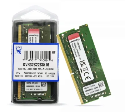 Kingston KTT3614/512I 512MB DDR-266MHz PC2100 non-ECC Unbuffered CL2.5 200-Pin SoDimm Memory Module