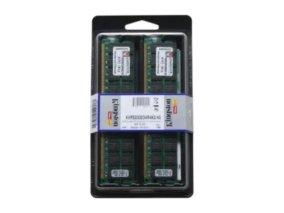 Kingston KTT533D2/2G 2GB DDR2-533MHz PC2-4200 non-ECC Unbuffered CL4 200-Pin SoDimm Memory Module
