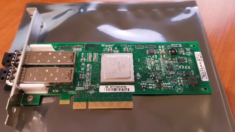 KV00H - Dell SANblade QLE2562 8Gb/s Dual Port Fibre Channel PCI-X Host Bus Adapter