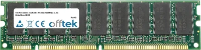 Kingston KVR100X72C21256CE/V5 256MB 100MHz PC100 ECC Unbuffered CL2 168-Pin DIMM Memory Module