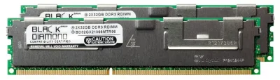 Kingston KVR1066D3S8R7SK3/3GI 3GB Kit (3 X 1GB) DDR3-1066MHz PC3-8500 ECC Registered CL7 240-Pin DIMM Single Rank x8 Memory