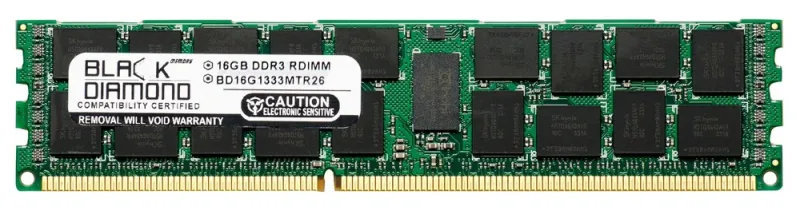 Kingston KVR1333D3D4R9S/16GEA 16GB DDR3-1333MHz PC3-10600 ECC Registered CL9 240-Pin DIMM Dual Rank Memory Module