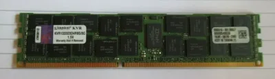 Kingston KVR1333D3D8R9SL/2G 2GB DDR3-1333MHz PC3-10600 ECC Registered CL9 240-Pin DIMM VLP x8 Memory Module