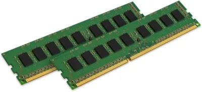 Kingston Technology KVR1333D3E9SK2/8G 8GB Kit (2 X 4GB) DDR3-1333MHz PC3-10600 ECC Unbuffered CL9 240-Pin DIMM 1.5V Memory