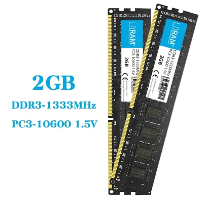 Kingston KVR1333D3S4R9SK2/4GI 4GB Kit (2 X 2GB) DDR3-1333MHz PC3-10600 ECC Registered CL9 240-Pin DIMM Single Rank x4 Memory