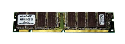 KVR133X64C2 - Kingston 128MB 133MHz PC133 non-ECC Unbuffered CL3 168-Pin DIMM Memory Module