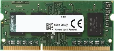 Kingston Technology KVR13LS9S6/2 2GB DDR3-1333MHz PC3-10600 non-ECC Unbuffered CL9 204-Pin SoDimm 1.35V Low Voltage Single Rank Memory Module