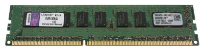 Kingston Technology KVR13R9S8/2I 2GB DDR3-1333MHz PC3-10600 ECC Registered CL9 240-Pin DIMM 1.35V Low Voltage Single Rank Memory Module