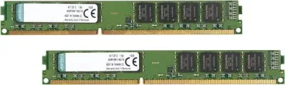 Kingston Technology KVR13S9K2/16 16GB Kit (2 X 8GB) DDR3-1333MHz PC3-10600 non-ECC Unbuffered CL9 204-Pin SoDimm 1.35V Low Voltage Memory