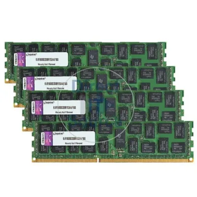 Kingston KVR1600D3S4R11S/4G 4GB DDR3-1600MHz PC3-12800 ECC Registered CL11 240-Pin DIMM Single Rank x4 Memory Module