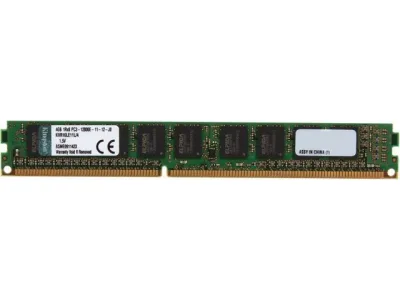 Kingston KVR16LE11L/2 2GB DDR3-1600MHz PC3-12800 ECC Unbuffered CL11 240-Pin DIMM 1.35V Low Voltage Very Low Profile (VLP) Memory Module