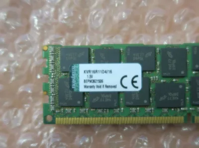 Kingston KVR16LLQ4/32 32GB DDR3-1600MHz PC3-12800 ECC Registered CL11 240-Pin Load Reduced DIMM 1.35V Low Voltage Quad Rank Memory Module