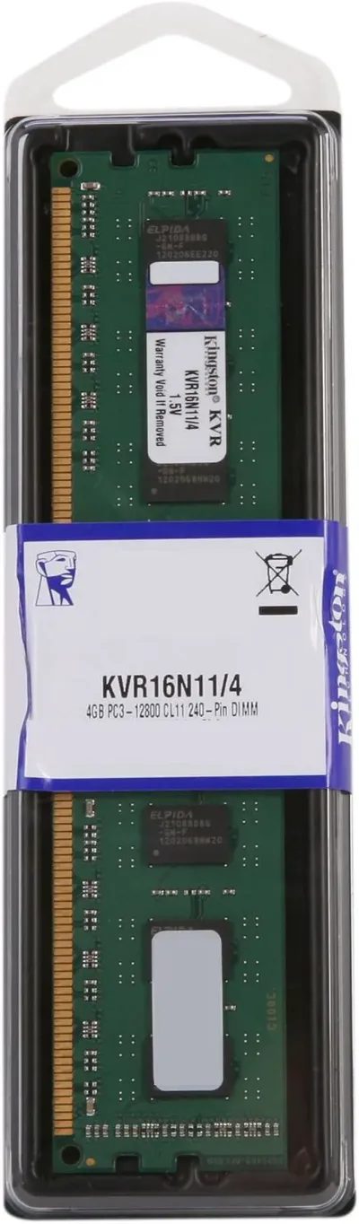 Kingston Technology KVR16R11D4K3/48I 48GB Kit (3 X 16GB) DDR3-1600MHz PC3-12800 ECC Registered CL11 240-Pin DIMM 1.35V Low Voltage Dual Rank Memory