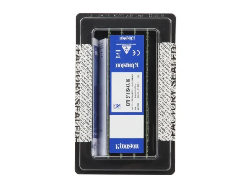 Kingston Technology KVR16R11S4K3/24I 24GB Kit (3 X 8GB) DDR3-1600MHz PC3-12800 ECC Registered CL11 240-Pin DIMM 1.5V Single Rank Memory