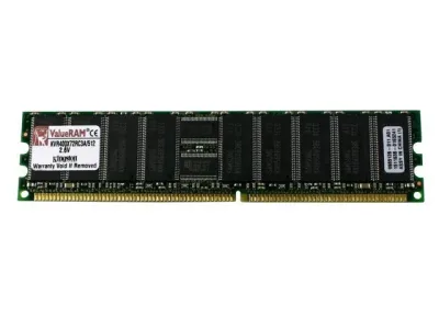 Kingston KVR200X72C2/512 512MB DDR-200MHz PC1600 non-ECC Unbuffered CL2 184-Pin DIMM Memory Module