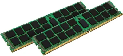 Kingston Technology KVR21E15D8K2/32 32GB Kit (2 X 16GB) DDR4-2133MHz PC4-17000 ECC Unbuffered CL15 288-Pin DIMM 1.2V Dual Rank Memory