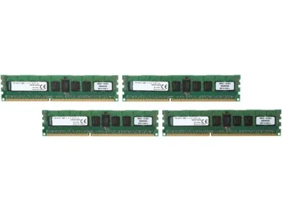 Kingston Technology KVR21R15D8K4/32I 32GB Kit (4 X 8GB) DDR4-2133MHz PC4-17000 ECC Registered CL15 288-Pin DIMM 1.2V Dual Rank Memory