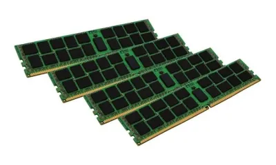 Kingston Technology KVR24R17D4K4/128 128GB Kit (4 X 32GB) DDR4-2400MHz PC4-19200 ECC Registered CL17 288-Pin DIMM 1.2V Dual Rank Memory