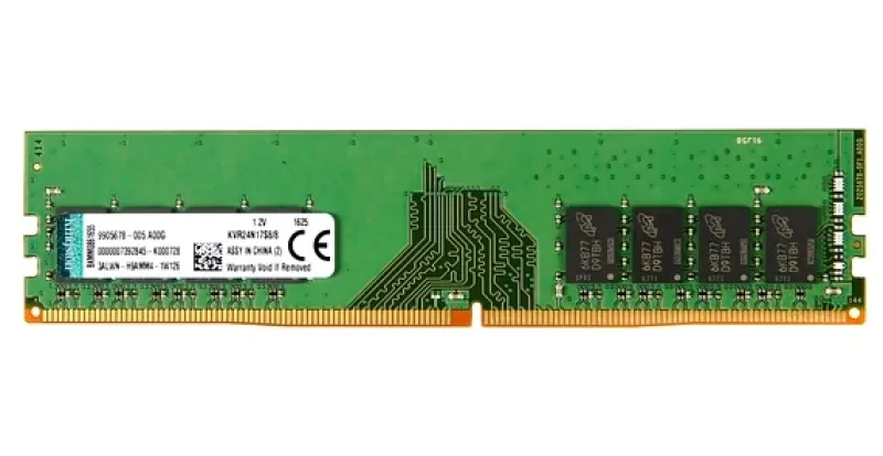 Kingston KVR24R17S4L/16MA 16GB DDR4-2400MHz PC4-19200 ECC Registered CL17 288-Pin DIMM 1.2V Very Low Profile (VLP) Single Rank Memory Module