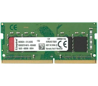Kingston KVR24S17S6/4 4GB DDR4-2400MHz PC4-19200 non-ECC Unbuffered CL17 260-Pin SoDimm 1.2V Single Rank Memory Module