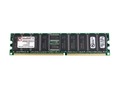 Kingston KVR266X72RC25/256I 256MB DDR-266MHz PC2100 ECC Registered CL2.5 184-Pin DIMM Memory Module