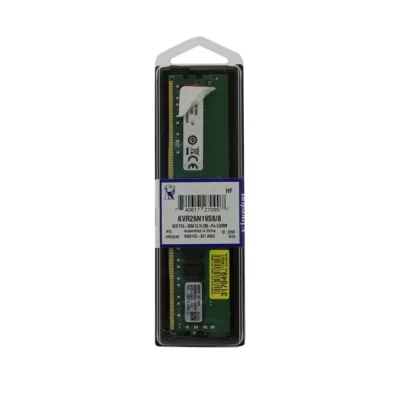 Kingston KVR26N19S8L/8-SP 8GB PC4-21300 DDR4-2666MHz non-ECC Unbuffered CL19 UDIMM 1.2V Single-Rank Memory Module