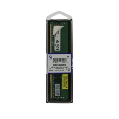 Kingston KVR26S19S6/8BK 8GB PC4-21300 DDR4-2666MHz non-ECC Unbuffered CL19 SoDIMM 1.2V Single-Rank Memory Module