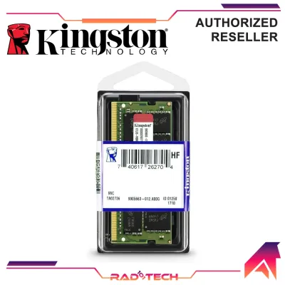 Kingston KVR32S22S8/8 8GB PC4-25600 DDR4-3200MHz non-ECC Unbuffered CL22 SoDIMM 1.2V Single-Rank Memory Module