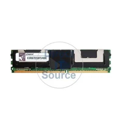 Kingston KVR667D2Q8F5/4GHE 4GB DDR2-667MHz PC2-5300 ECC Fully Buffered CL5 240-Pin DIMM Quad Rank Memory Module