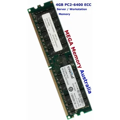 Kingston KW579CELC/E1108ACBG8 1GB DDR2-800MHz PC2-6400 ECC Unbuffered CL6 240-Pin DIMM Memory Module