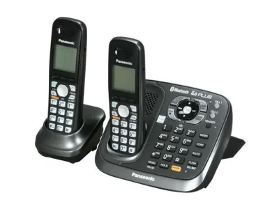 KX-TG6582T - Panasonic KX-TG6582T Duo Cordless Phone 1 x Phone Line(s) 1 x Headset