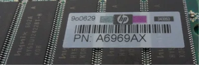 KX753-69001 - HP 1GB 66MHz PC66 non-ECC Unbuffered CL2.5 184-Pin DIMM Memory Module